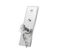 Commutateur de pour porte Acier Inoxydable avec LEDs Commutateur | Construction métal pour robuste, indicateur statut activation, mécanisme à sécurisé, résistant pour usure, design compact