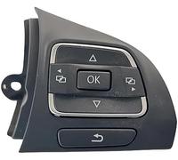 Commutateur de régulateur de Vitesse pour Golf MK6, Tiguan et Jetta MK6 5C0959537B 5C0959538B Bouton de Commande au Volant