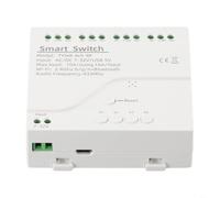 Commutateur de relais à distance WiFi Smart Life 4 CH compatible avec les options d'intégration du système et de l'assistant vocal (4 canaux CC 5-32 V avec boîtier)