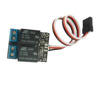 Commutateur de Relais PWM 2 en 1 Interrupteur de Relais Marche-Arrêt Électronique de Lumière de Télécommande pour Drone d'Avion Modèle RC Récepteur 5V Pièces de Bricolage