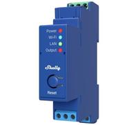 Shelly Pro 1 - Interrupteur connecté sur rail DIN 16 A, Commutateur W-Fi, LAN Monophasé, Contacts secs, Contrôle à distance Éclairage, app iOS, Android, Compatible avec Alexa, Google Home, SmartThings