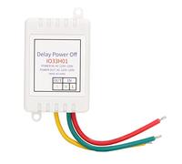 Commutateur de relais temporisé réglable avec entrée 110 V - 220 V et sortie 1 canal pour le contrôle de l'équipement, 16 modes de retard jusqu'à 480 minutes, capacité de lampe à (Avec boîtier)