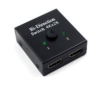 Commutateur de répartiteur compatible HDMI 4K UHD, 1x2 2x1, amplificateur 1 en 2 sorties, commutateur 1080P 2 Ports