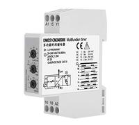 Commutateur de Retard de Relais Temporisé Multi-Tension avec Choix de 7 Fonctions DC 24V & AC 24-240V