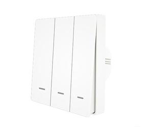Commutateur de scène intelligent sans fil pour ZigBee 3.0, fonctionne avec piles avec bouton poussoir, compatible avec l'application Tuya Smart/Life, montage mural facile ou mobile pour des scènes