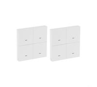 Commutateur de scène Tuya Smart 4Gang avec 12 modes de contrôle pour SmartLife pour Zigbee (2 pièces)