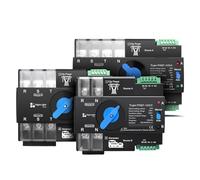 Commutateur De Sélection Électrique À Transfert Automatique À Double Alimentation, Triphasé, 110 V, 2P, 3P, 4P, 63 A, 100 A, 125 A, Ininterrompu, TOQ7(3P L N 110V-120V,100A)