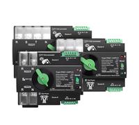 Commutateur De Sélection Électrique À Transfert Automatique À Double Alimentation, Triphasé, 2P, 3P, 4P, 63 A, 100 A, 125 A, 230 V, Sans Interruption, TOQ7(4P L N 220V-230V,63A)