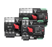 Commutateur de sélection électrique à transfert automatique à double alimentation triphasé 2P3P4P 63A 100A 125A 230V sans interruption ATS TOQ7(2P L N 220V-230V,63A)