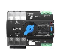 Commutateur De Sélection Électrique À Transfert Automatique À Double Alimentation, Triphasé, ATS 3P, 63 A, 100 A, 110 V, 120 V, Sans Interruption, For Rail DIN(63A)