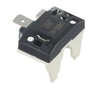 Commutateur de surcharge pour compresseur de réfrigérateur 1/2-1/6 pour HP, PTC, protection de relais de démarrage en acier inoxydable et plastique, petite taille, facile à installer pour réparation