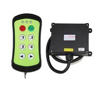 Commutateur de télécommande industriel A600, contrôleur étanche à 6 boutons for palan électrique et pont roulant arrière de voiture(Ivory,DC 12-24V)