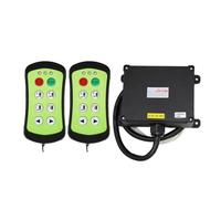 Commutateur de télécommande industriel A600, contrôleur étanche à 6 boutons for palan électrique et pont roulant arrière de voiture(Orange,DC-AC 36-480V)