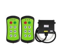 Commutateur de télécommande industriel A600, contrôleur étanche à 6 boutons for palan électrique et pont roulant arrière de voiture(Army green,DC-AC 36-480V)