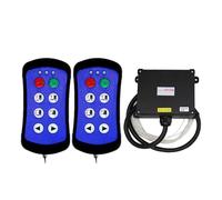 Commutateur de télécommande industriel A600, contrôleur étanche à 6 boutons for palan électrique et pont roulant arrière de voiture(Green,DC 12-24V)