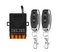 Commutateur de télécommande sans fil 433Mhz AC 110V 220V 10A, relais 1CH, contrôleur récepteur et émetteur RF 433 Mhz à 2 boutons 1Receiver 4Remote