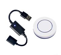 Commutateur de télécommande sans fil DC 5 V, récepteur de relais RF 433 MHz avec connecteur USB mâle et femelle, appairage de code pour lumière LED (P30-1)