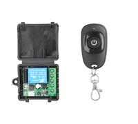 Commutateur de télécommande sans fil universel 433Mhz,Module récepteur de relais DC 12V 1CH,transmetteur RF,bouton d'apprentissage,télécommande - Type 1Remote 1 Receiver #B