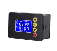 Commutateur de temporisation numérique LCD programmable pour module de relais avec contrôleur de micro-ordinateur pour automatisation industrielle, 12 V/24 V CC et 110-220 V AC P (DC12 V)