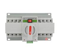 Commutateur de transfert 220V 63A 4P M6 Mini-commutateur de transfert automatique à double puissance intelligent Disjoncteur Tension nominale 400V