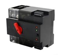 Commutateur de transfert automatique 2P 63 A CA 110 V - Commutateur double puissance - 2P 125 A - Interrupteur de courant de secours automatique - 2P 8 ms - Temps de commutation ignifuge électrique