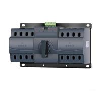 Commutateur de transfert automatique 380 V 4P 63 A, commutateur de transfert automatique double puissance, commutateurs sélecteurs électriques, 22,8 x 13,4 x 11,0 cm
