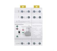 Commutateur de transfert automatique 63 A courant max rail DIN (4P) | Indicateurs de mise sous tension clairs, affichage commun et de l'état de secours, surveillance de la charge