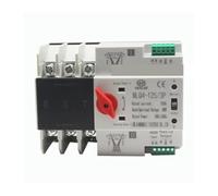 Commutateur de transfert automatique à double alim Interrupteur de transfert automatique à double alimentation ATS 2P 4P for rail DIN, disjoncteur ininterrompu 125 A(4P,110V)