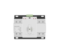 Commutateur de transfert automatique à double alimentation, 1 pièce, 2P 4P | Interrupteur monté sur rail monophasé et triphasé(2p 10A)