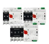 Commutateur De Transfert Automatique À Double Alimentation ATS 2/3/4 Pôles AC 110 V 230 V 125 A For Rail DIN, Commutateurs De Sélection Électriques, Alimentation Sans Interruption(2P,AC 230V)