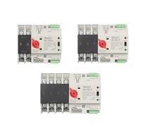 Commutateur de transfert automatique à double alimentation ATS 2P 3P 4P for rail DIN, commutateurs sélection électrique, sans interruption(25 V,4)