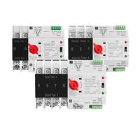 Commutateur de transfert automatique à double alimentation ATS 2P, 3P, 4P, for rail DIN, générateur d'énergie sans interruption 63 A, 100 A, 125 A