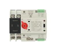 Commutateur de transfert automatique à double alimentation ATS 2P 4P for générateur d'énergie sans interruption 63 A 100 A 125 A(4P,100A)