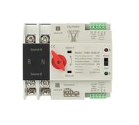 Commutateur de transfert automatique à double alimentation ATS 2P 4P for générateur d'énergie sans interruption 63 A 100 A 125 A(2P,125A)