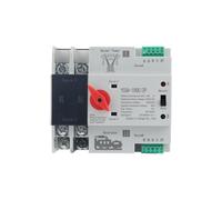Commutateur de transfert automatique à double alimentation ATS bipolaire pour rail DIN, commutateurs de sélection électriques, alimentation sans interruption 63 A 100 A(63A)