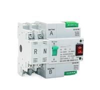 Commutateur de transfert automatique à double puis Commutateur de transfert automatique à double alimentation ATS Alimentation ininterrompue SMGQ2-63/2P AC230V 110V 16A à 63A Installation sur rail dom