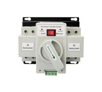 Commutateur de transfert automatique à double puis Commutateur de transfert automatique à double puissance, mini niveau CB 2P63A, commutateur de transfert de puissance bidirectionnel domestique 230V