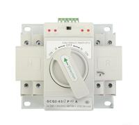 Commutateur de transfert automatique à double puissance 2P 63 A pour générateur ATS, interrupteur de commutation automatique 220 V avec voyant lumineux pour l'industrie domestique
