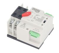 Commutateur de transfert automatique à double puissance, 2P millisecondes, contrôleur de synchronisation à commutation rapide, AC220V, Type Rail ATS, secteur vers moteur 63A