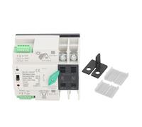 Commutateur de Transfert Automatique à Double Puissance 2P Mini ATS 35mm, Commutateur de Générateur sur Rail DIN AC220V pour les Usines et les Centres Commerciaux (100A)