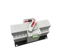 Commutateur de transfert automatique à double puissance, type MCCB, 2P AC200V-240V 4P AC350-415V, ATS(BYQ3R-63A-4P)