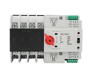 Commutateur de Transfert Automatique AC220V 4P, inverseur de source Automatique à Double Alimentation, Commutateur de Sélection électrique sans Interruption, pour Onduleur Solaire Municipal