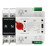 Commutateur de transfert automatique ATS 2P 4P, double alimentation, générateur d'énergie sans interruption 125 A CA 220 V 110 V(4P AC 110V,City Grid-Generator)