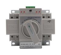 Commutateur de transfert automatique compatible ATS 2P 63 A double puissance AC220 V AC400 V 50 Hz 60 Hz CB, niveau scellé, boîtier design