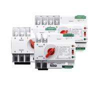 Commutateur de transfert automatique, Compatible avec TOMZN, | Din Rail 2P 3P 4P ATS double sélecteur électrique 63A 100A 125A(8pcs,110V 63A)
