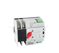 Commutateur de transfert automatique de puissance 2P 3P 4P Rail 220V AC 63A 100A, commutateurs de sélection, générateur de puissance sans interruption(City Grid-Generator,2P 63A)