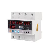 Commutateur de transfert automatique de puissance Alimentation sans interruption 63 A 100 A Sélecteur de phase Inverseur Protection contre les surtensions et les courants(63A)