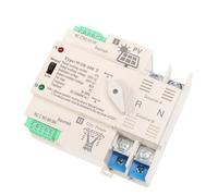 Commutateur de transfert automatique de puissance sur rail DIN 2/3/4P 63A 100A AC220V ATS PV Power vers City Power W2R 1 pièce(PV 110V,3P 100A)