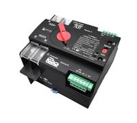 Commutateur de transfert automatique double alimentation 230 V avec minuterie 2P 3P 4P, télécommande sans interruption, 63 A 100 A 125 A(2P 220V WIFI ATS,125A)