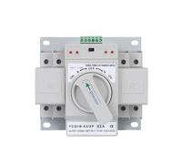 Commutateur de transfert automatique double alimentation 2P 63A 50/60 Hz AC230V avec disjoncteurs